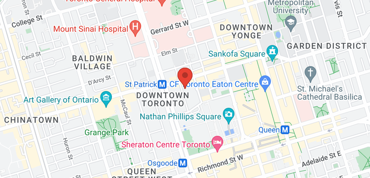 map of #PH ONE -55 CENTRE AVE